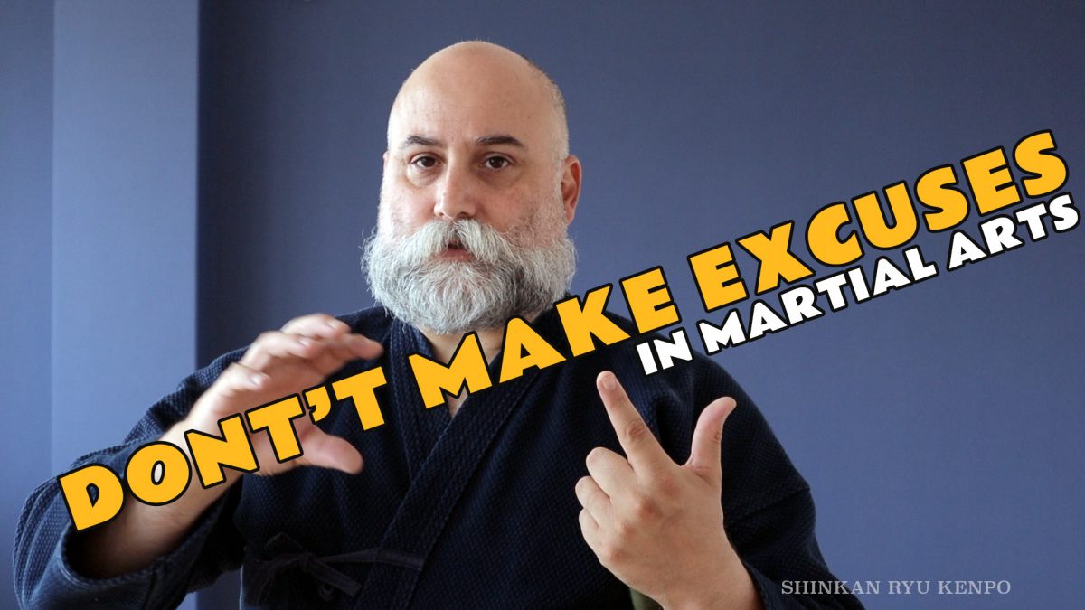 Making Excuses In Martial Arts • Shinkan Ryū Kenpō