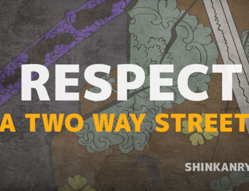 Respect is a two way street in martial arts